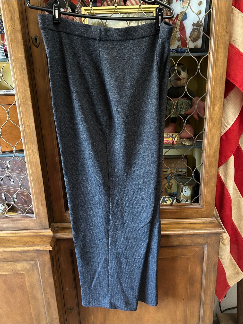 Classic Charcoal Straight-Leg Pants St.John collection size 16.